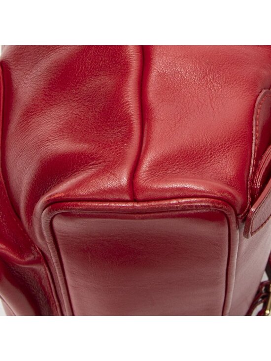 Gucci Minibumbu Backpack Red Calfskin Leather